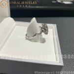 Dior Small Rose Dior Bagatelle Ring White Gold and Diamonds - Image 3