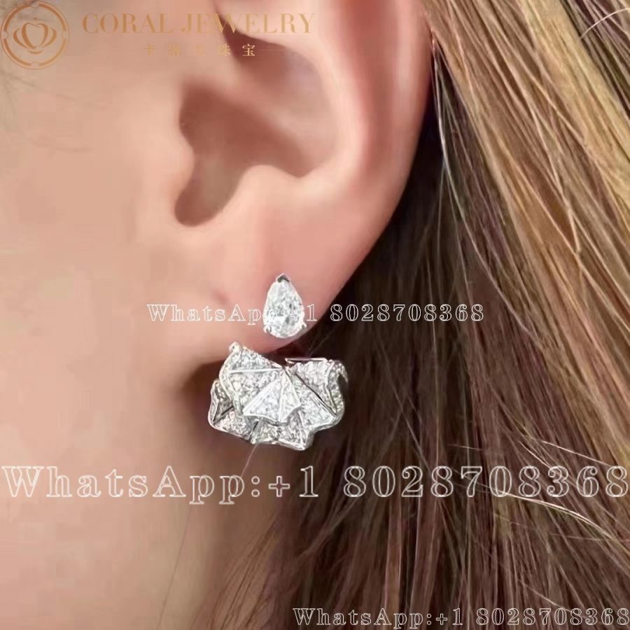 Dior Couture Dior Earrings White Gold and Diamonds - Image 3