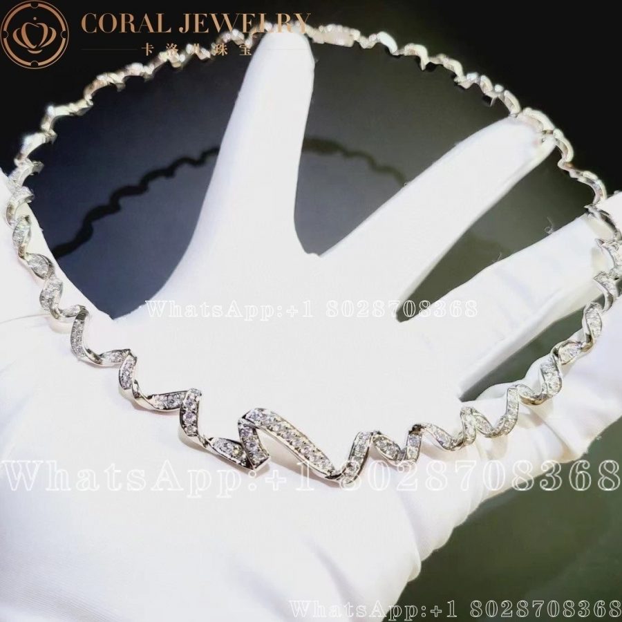 Dior Couture Dior Necklace White Gold and Diamonds - Image 6