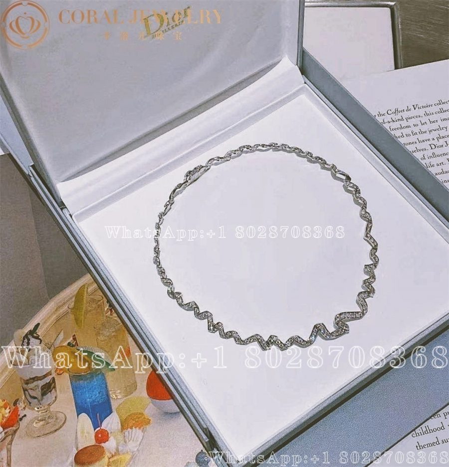 Dior Couture Dior Necklace White Gold and Diamonds - Image 13