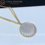 Dior Rose Des Vents Medallion Necklace Yellow Gold, Diamond and Mother-of-pearl - Image 4