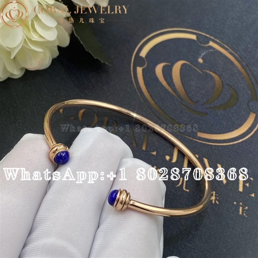 Piaget Possession Open bangle bracelet lapis lazuli G36PC700 - Image 4