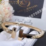 Tiffany T Square Bracelet in 18k Rose Gold - Image 6