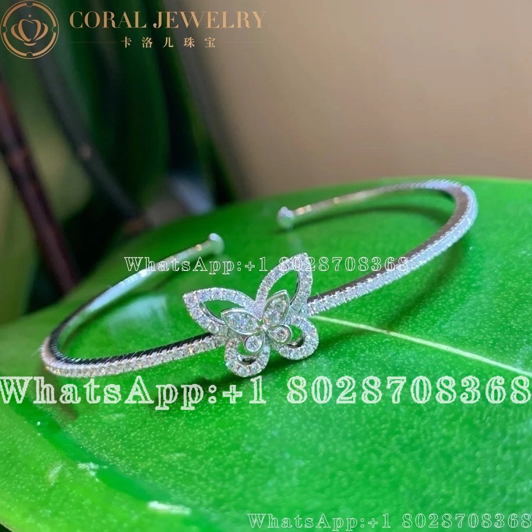 Graff Butterfly Silhouette Diamond Bangle Rgb500