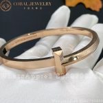 Tiffany T T1 Hinged Wide Bangle in Rose Gold - Image 3