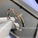 Tiffany T T1 Hinged Wide Bangle in Rose Gold - Image 5