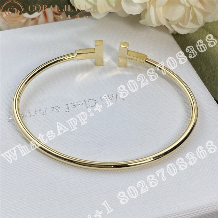 Tiffany T Wire Bracelet in 18k Gold - Image 5