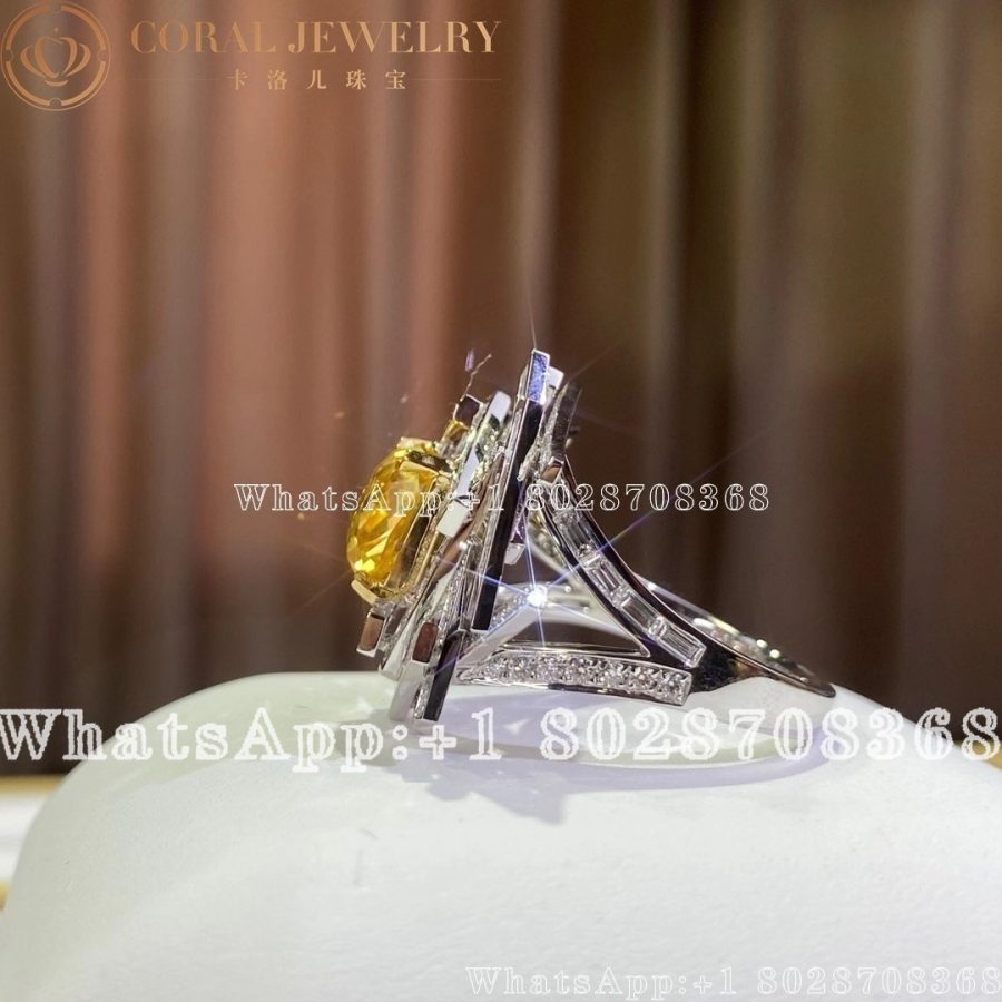 Graff Threads Yellow and White Diamond Ring - Image 5