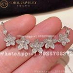 Graff Wild Flower Diamond Line Pendant White Gold - Image 3