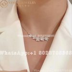 Graff Wild Flower Diamond Line Pendant White Gold - Image 4