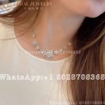Graff Wild Flower Multi Diamond Necklace White Gold - Image 6