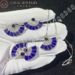 Garrard Fanfare Symphony Sapphire and Lapis Lazuli Pendant In 18ct White Gold with Diamonds - Image 3