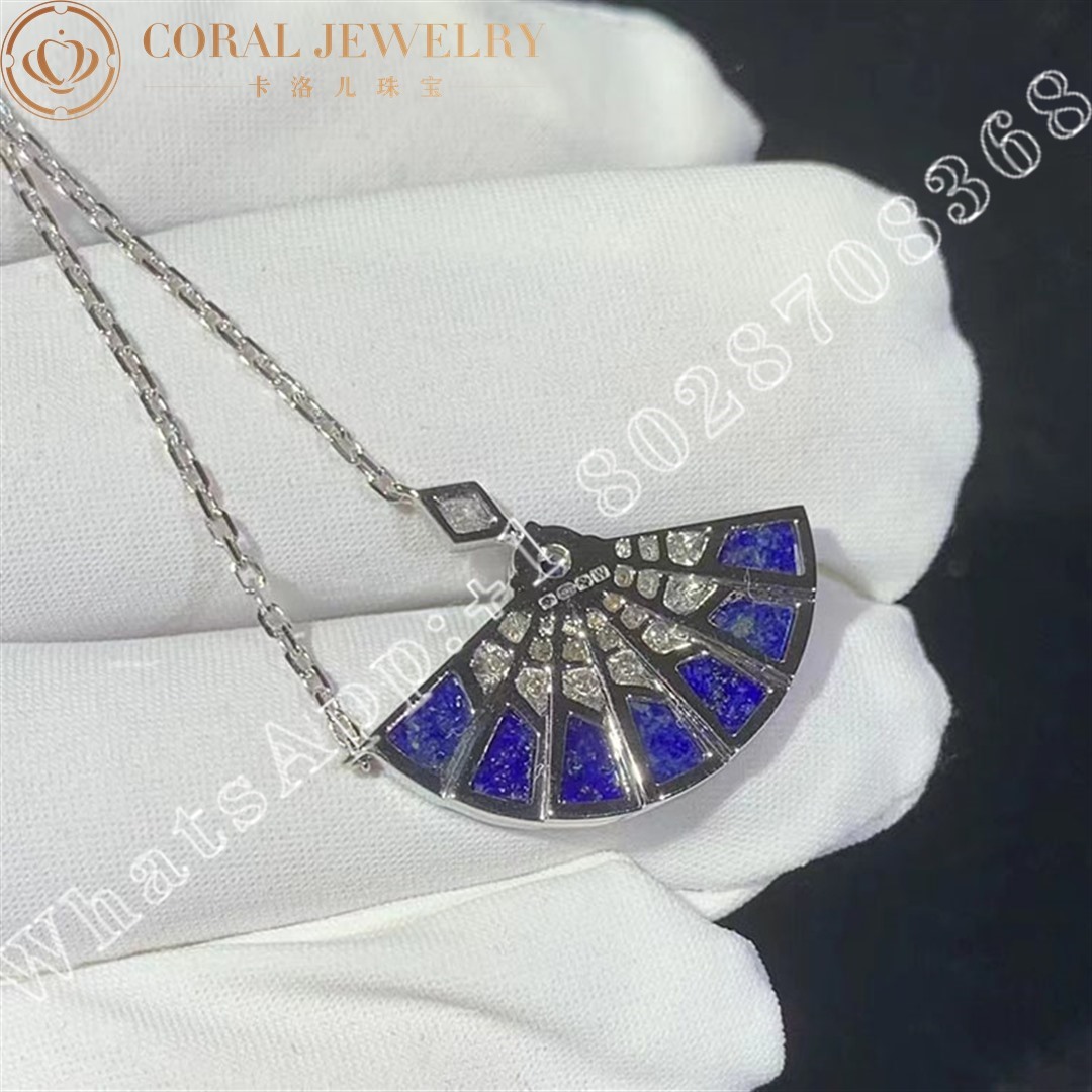 Garrard Fanfare Symphony Sapphire And Lapis Lazuli Pendant In 18ct White Gold With Diamonds Coral (3)