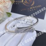 Marli Cleo Full Diamond Midi Slip-On Bracelet In White Gold - Image 4