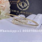 Marli Cleo Full Diamond Midi Slip-On Bracelet In Yellow Gold - Image 3