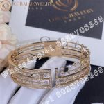 Marli Avenues Statement Hinged Bracelet In Rose Gold - Image 4
