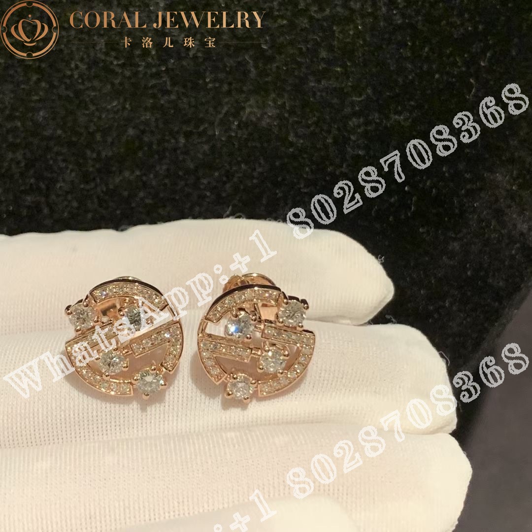 Marli Avenues Stud Earrings In Rose Gold Aven E9 Coral (3)