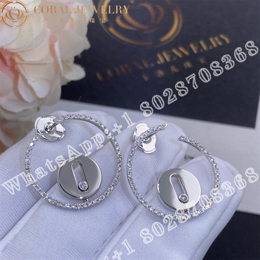 Messika Creoles Lucky Move Pm White Gold Diamond Earrings 07515 Wg Coral (1)