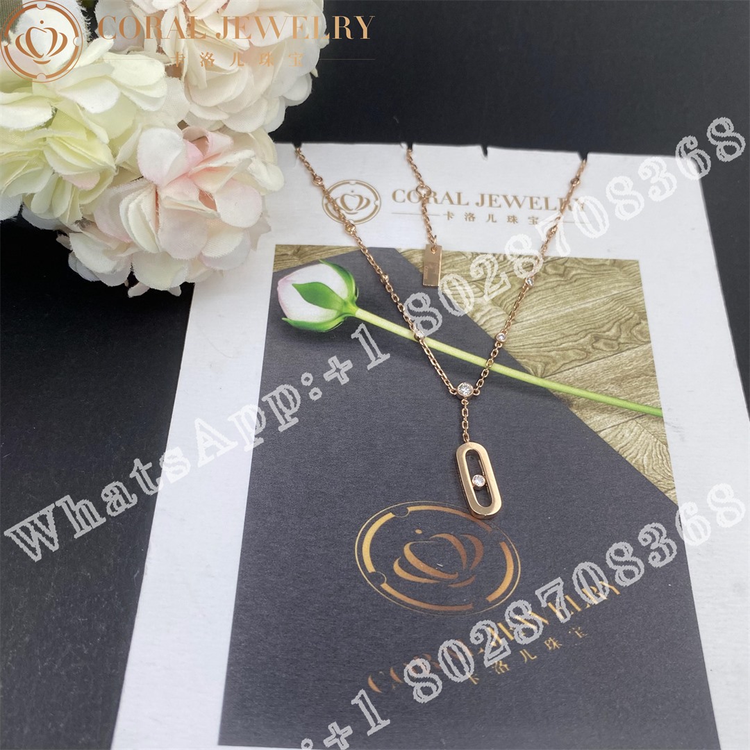 Messika Move Uno Ankle Bracelet Rose Gold Diamond Bracelet 10100-RG - Image 6