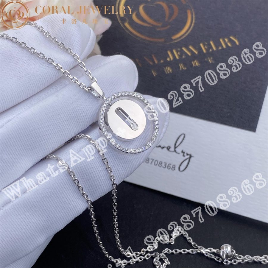 Messika Lucky Move PM White Gold Diamond Necklace 07396-WG - Image 3