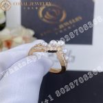 Chaumet Joséphine Aigrette Ring Rose Gold, Pearls, Diamonds 084408 - Image 3