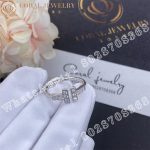 Tiffany T Diamond Wire Ring in 18k White Gold - Image 3