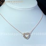 Cartier Trinity  Heart Necklace Diamonds Ref. B7061300 - Image 6