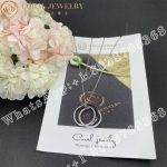 Cartier Trinity Necklace, Small Model, White Gold Black Ceramic Ref. B3045500 - Image 5