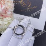 Cartier Trinity Necklace, Small Model, White Gold Black Ceramic Ref. B3045500 - Image 3