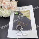 Cartier Trinity Necklace, Small Model, White Gold Black Ceramic Ref. B3045500 - Image 6