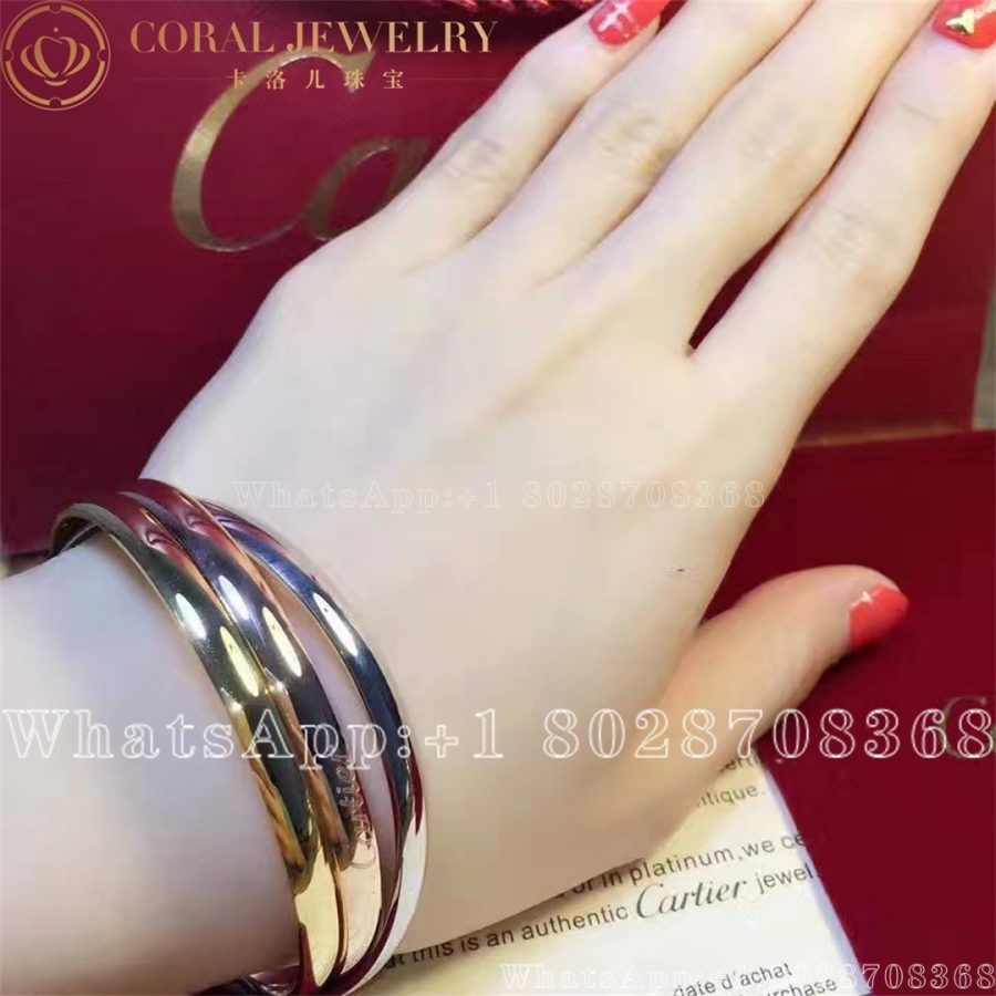 Cartier Trinity Bracelet, Classic Model Ref. B6013302 - Image 8