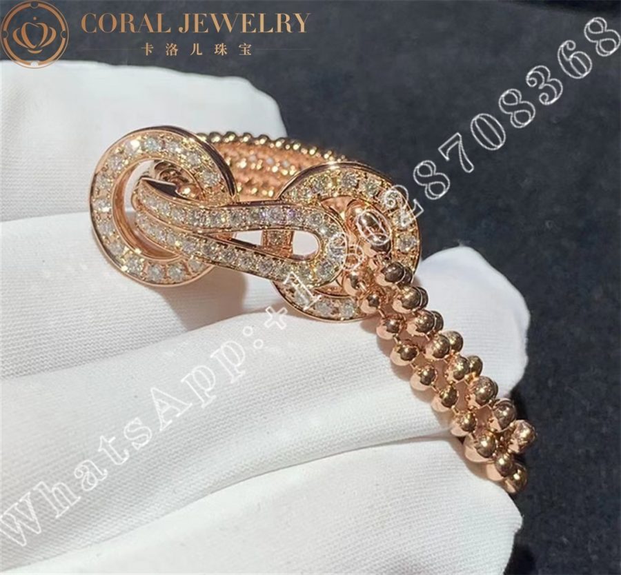 Cartier Agrafe Ring Rose Gold, Diamonds N4780800 - Image 3