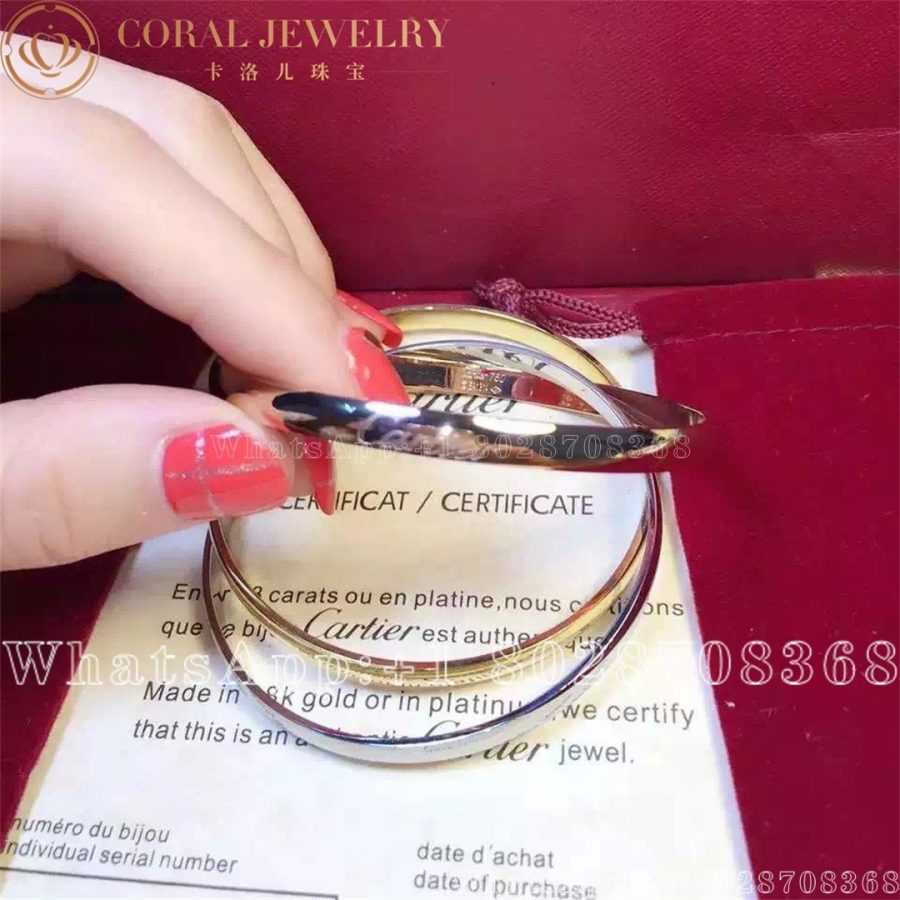 Cartier Trinity Bracelet, Classic Model Ref. B6013302 - Image 3