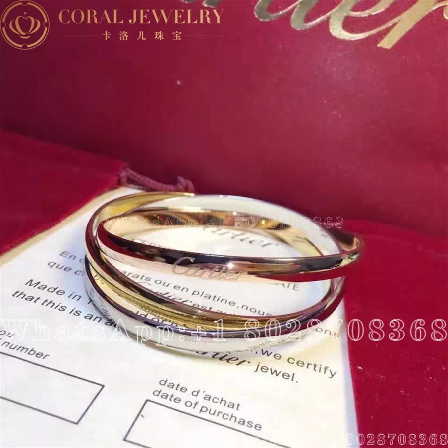 Cartier Trinity Bracelet, Classic Model Ref. B6013302 - Image 4