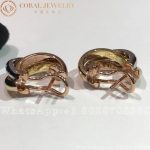 Cartier Trinity Hoop Earrings White Gold, Yellow Gold, Rose Gold Ref. B8031700 - Image 3