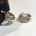 Cartier Trinity Hoop Earrings White Gold, Yellow Gold, Rose Gold Ref. B8031700 - Image 4