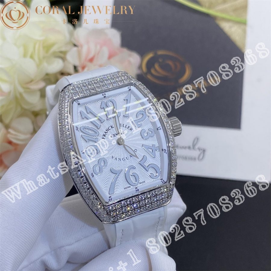 Franck Muller Vanguard Ladies Watch White V 35 QZ D AC - Image 3