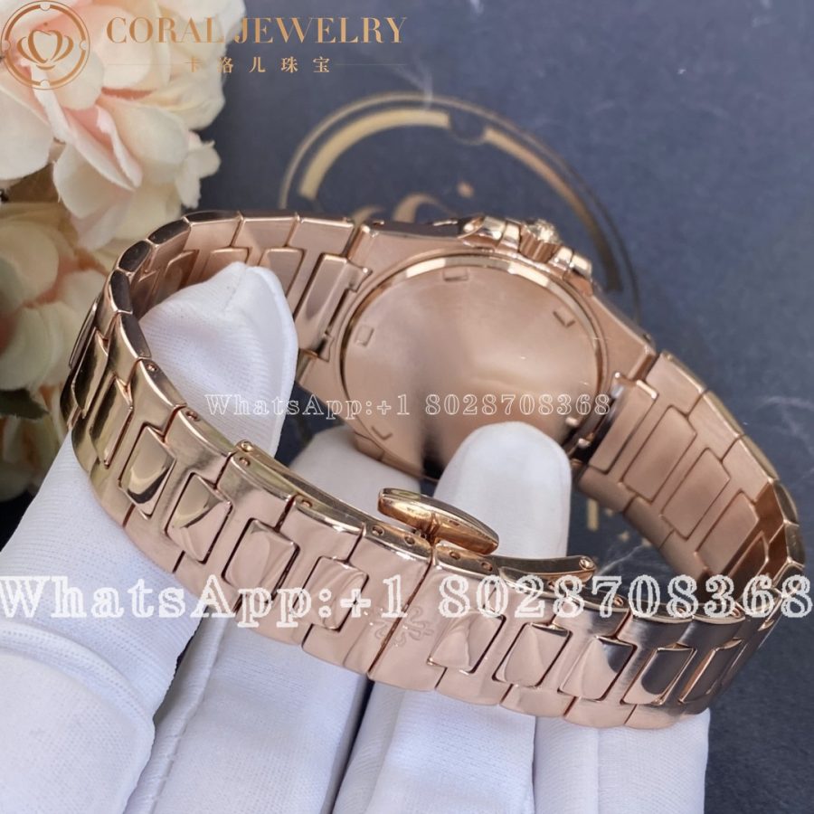 Patek Philippe Nautilus 18kt Rose Gold Diamond Ladies Watch 7010-1r-011 - Image 3