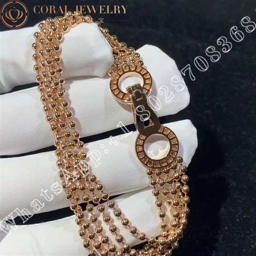 Cartier Agrafe Bracelet Rose Gold, Diamonds N6719017 - Image 3