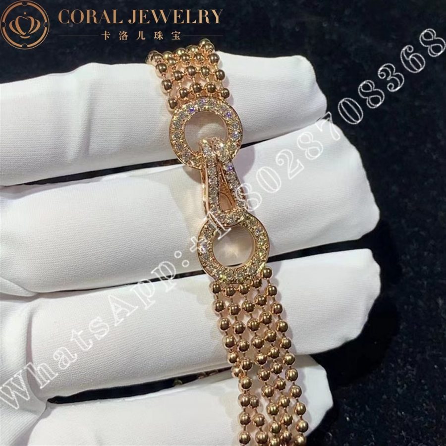 Cartier Agrafe Bracelet Rose Gold, Diamonds N6719017 - Image 6