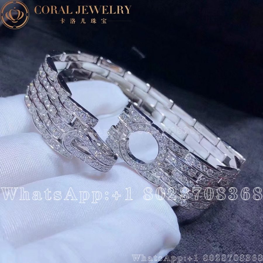 Cartier Agrafe Bracelet White Gold, Diamonds H6020017 - Image 4