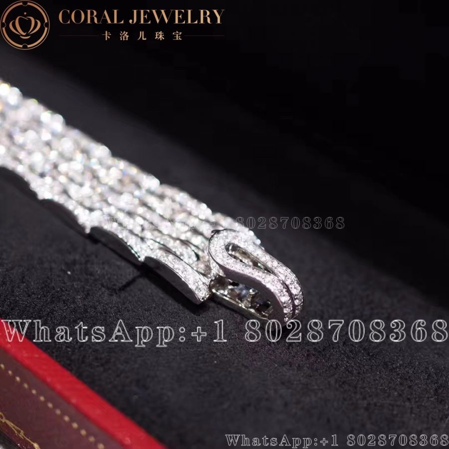 Cartier Agrafe Bracelet White Gold, Diamonds H6020017 - Image 10