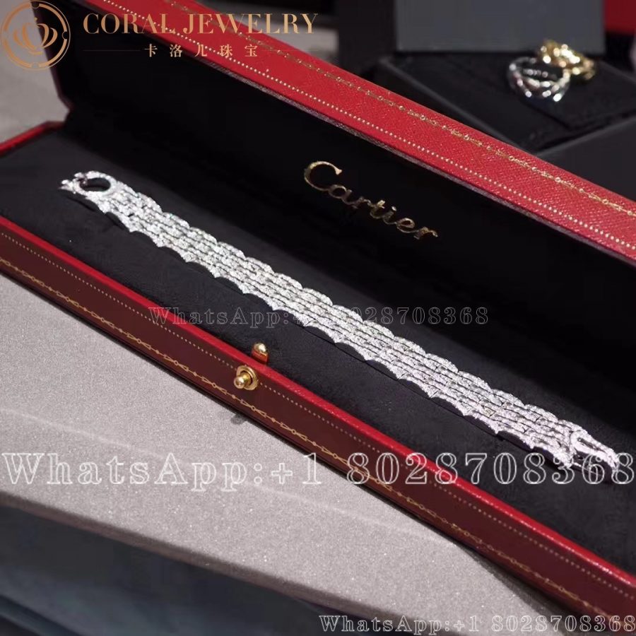 Cartier Agrafe Bracelet White Gold, Diamonds H6020017 - Image 11