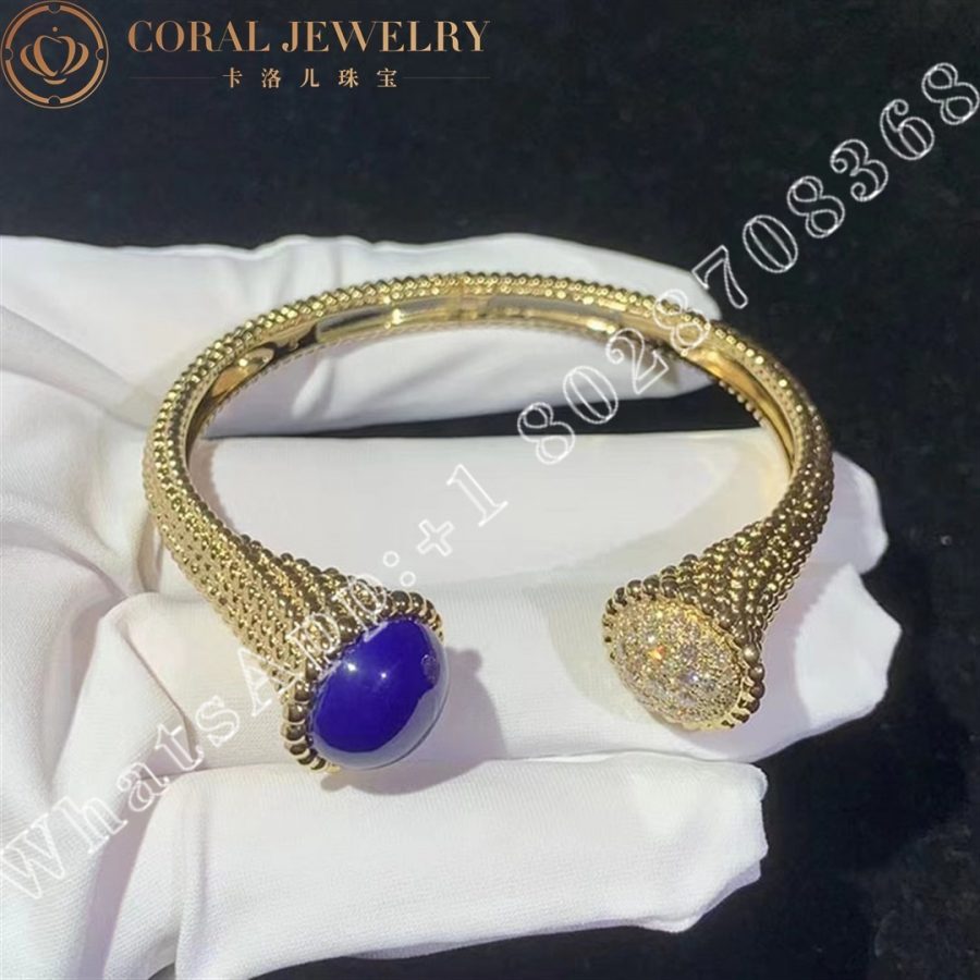 Van Cleef & Arpels Perlée couleurs bracelet, Diamond,  Lapis lazuli - Image 5