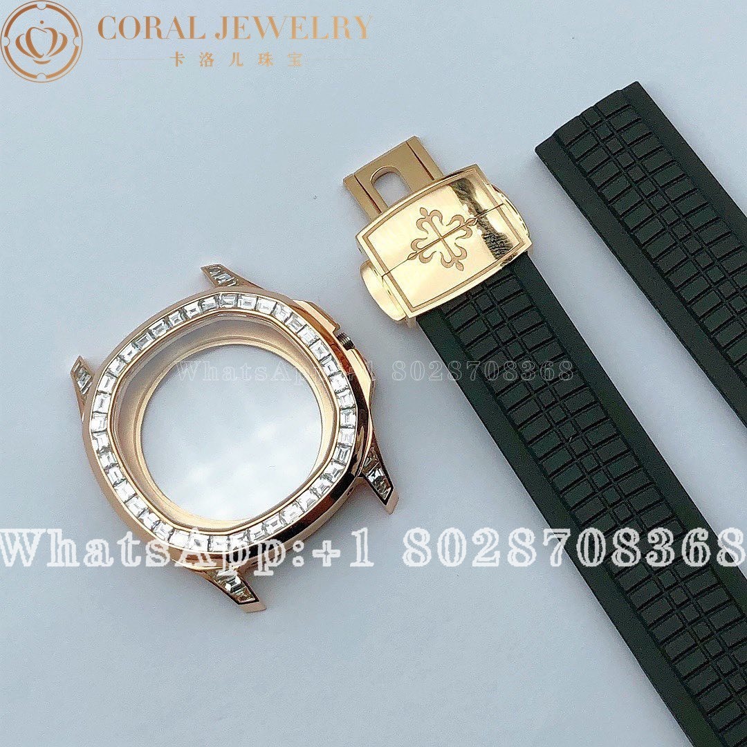 Patek Philippe Custom Rose Gold Replacement Strap And Case Coral (1)