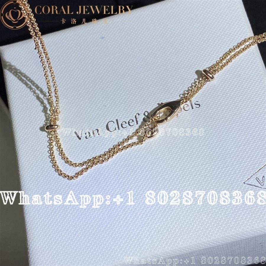 Bulgari BVLGARI Gelati Rose Gold Diamond Mother of Pearl Gelati Necklace CL858512 356132 - Image 5