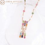 Bulgari Yellow Gold Multi-Gem Allegra Necklace - Image 7
