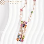 Bulgari Yellow Gold Multi-Gem Allegra Necklace - Image 6