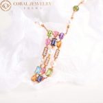 Bulgari Yellow Gold Multi-Gem Allegra Necklace - Image 5