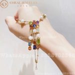Bulgari Yellow Gold Multi-Gem Allegra Necklace - Image 3